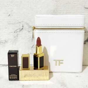 Tom Ford Mini Lipstick in West Coast & White Slim Vanity Case / Belt Pouch